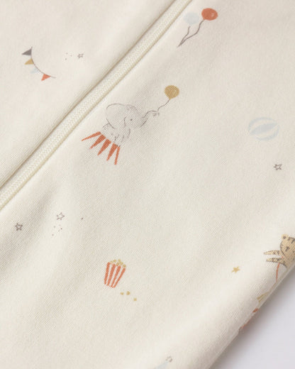 Zip Longsleeve Sleeper Footie | Carnival | Quincy Mae