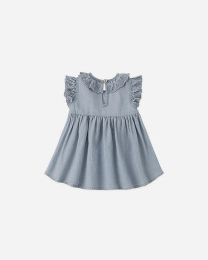 Sophie Dress | Lightweight Denim | Quincy Mae