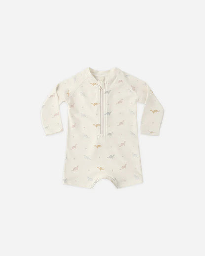 Long Sleeve One-Piece Rashguard | Dino | Quincy Mae