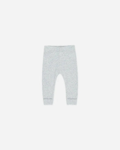 Ribbed Top+ Legging Set | Dusty Blue | Quincy Mae