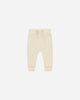 Knit Pant | Heathered Natural | Quincy Mae