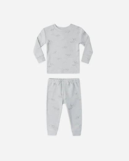 Jersey Pajama Set | Airplane | Quincy Mae