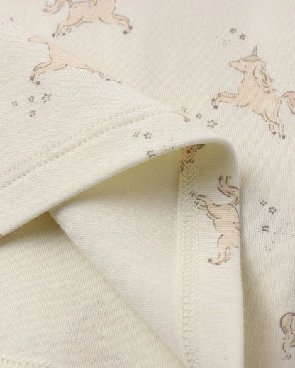 Quincy Mae Organic Cotton Pajama Set — Unicorns