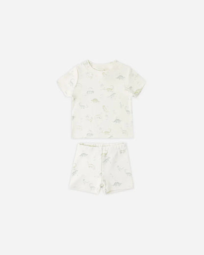 Summer Pajama Set | Dinosaur | Quincy Mae