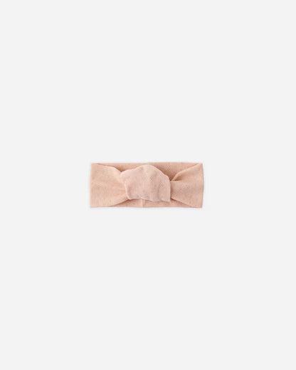 Pointelle Knotted Headband | Melon | Quincy Mae