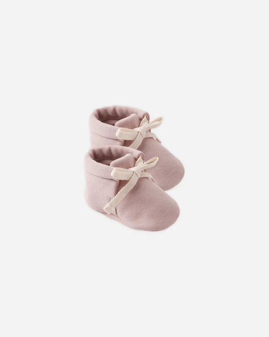 Baby Booties | Mauve | Quincy Mae