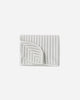 Waffle Baby Blanket | Sage Stripe | Quincy Mae