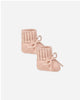 Knit Booties | Heathered Rose | Quincy Mae