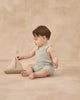 Gio Romper | Seafoam Terry Stripe | Rylee & Cru