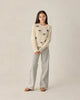 Teen Baggy Wide Leg Pant | Railroad Stripe| Rylee & Cru