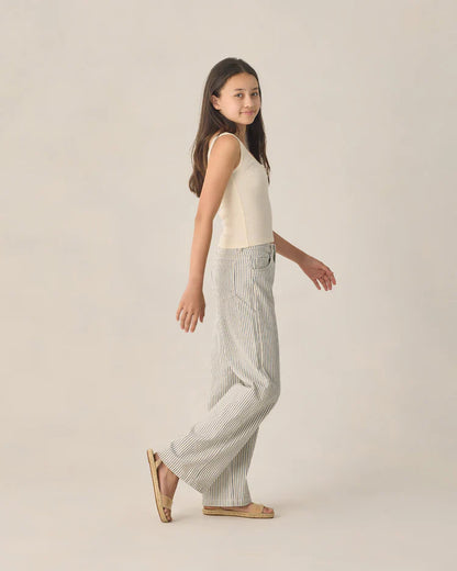 Teen Ribbed Tank | Natural | Rylee & Cru