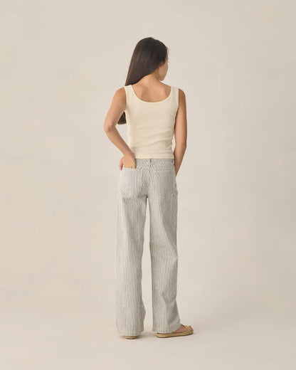 Teen Ribbed Tank | Natural | Rylee & Cru