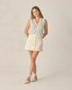 Ladies Denver Mini Skirt | Natural | Rylee & Cru