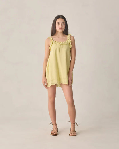 Teen Ida Dress | Citron | Rylee & Cru