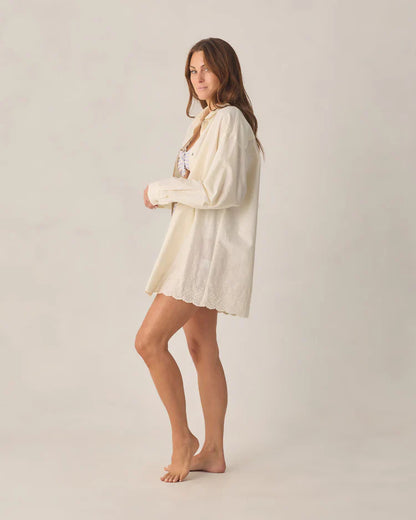 Women's Del Mar Shirt | Ivory | Rylee & Cru