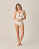 Women's Keyhole One-Piece | Green Fleur | Rylee & Cru