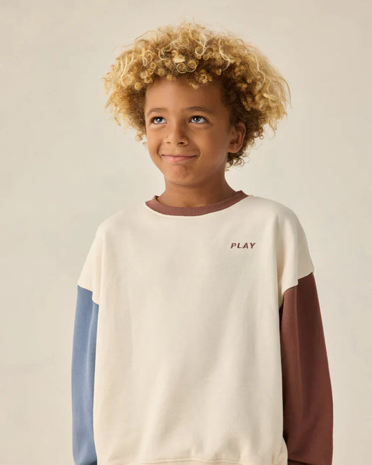 Relaxed Sweatshirt | Natural | Rylee & Cru