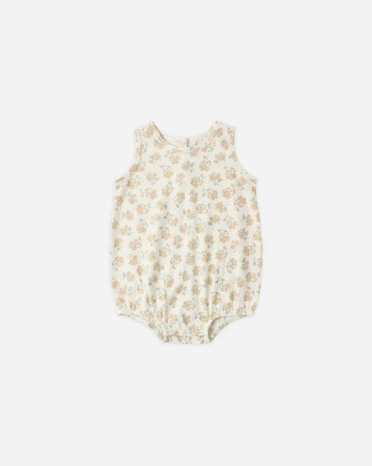 Bubble Onesie | Yellow Ditsy  | Rylee & Cru
