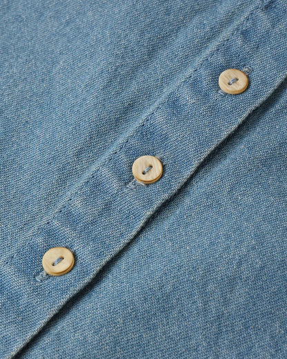 Aaron Top | Washed Blue | Rylee & Cru