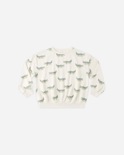 Relaxed Sweatshirt | Alligators | Rylee & Cru