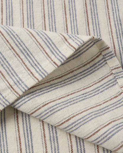 Collared Short Sleeve Shirt | Nautical  Stripe | Rylee & Cru