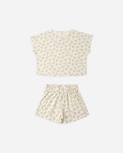 Raegan Set | Yellow Ditsy | Rylee & Cru