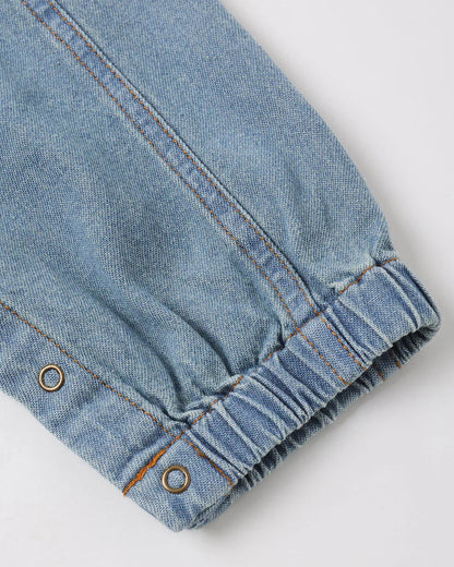 Cargo Baby Overall | Washed Blue | Rylee & Cru