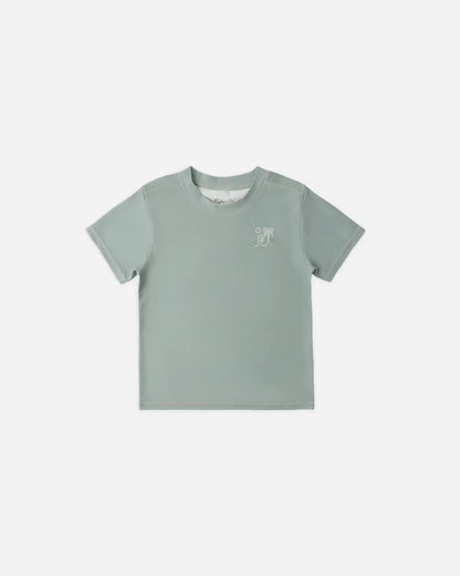 Short Sleeve Rashguard | Sea Green | Rylee & Cru