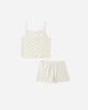Pointelle Lounge Set | Natural | Rylee & Cru