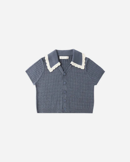 Sloane Knit Top | Marine | Rylee & Cru