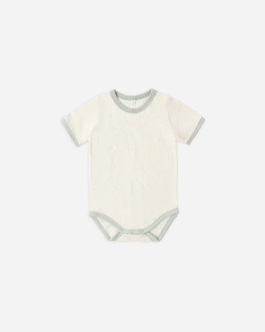 Ringer Bodysuit | Seafoam | Rylee & Cru