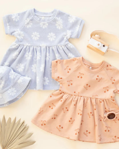 Raglan Dress | Periwinkle Daisy | Rylee & Cru