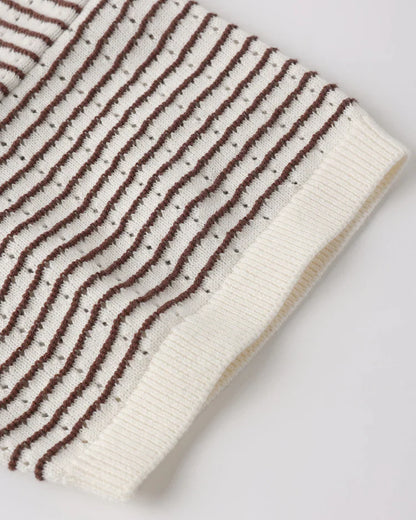 Teen Knit Set | Chocolate Stripe | Rylee & Cru