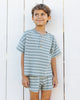Summer Waffle Set | Sea Green Stripe | Rylee & Cru