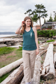 MINI TREE - Women's Racerback Eco Tank Top - Green