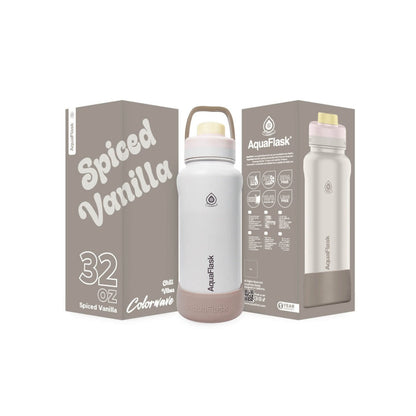 Aqua Flask Colorwave 32oz – Stainless Steel, Vacuum Insulated, Hot & Cold, Leak Proof, Travel & Office Bottle