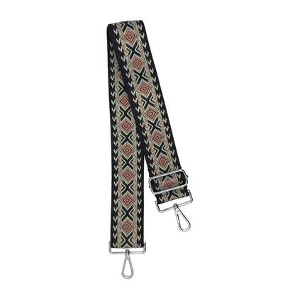 Stevie Woven Strap - Silver Hardware