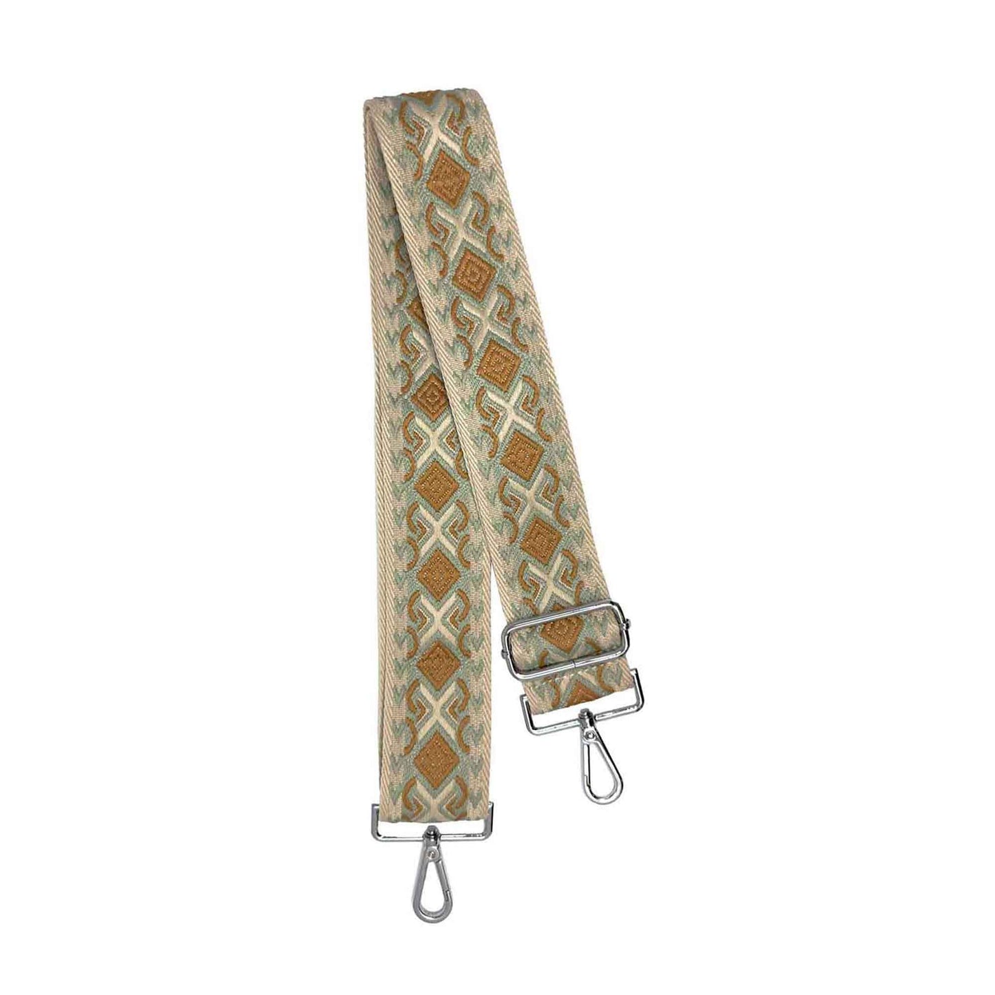 Stevie Woven Strap - Silver Hardware